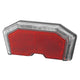 Light arrière Union Bike E (6-15V) 3xled Light b. 50 + 80 mm