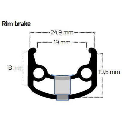 Rim Qibbel Sputnik Refelection 28 622 36G 14G CNC Alu Silver