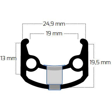 Bobike ryde jante spoutnik 28 622 36g 14g cnc noir