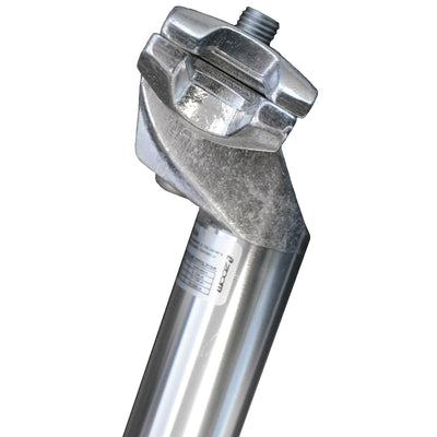 tige de selle fixe 26,8 x 350 mm aluminium argenté
