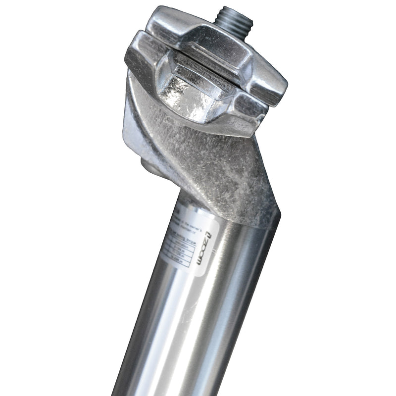 tige de selle fixe 26,8 x 350 mm aluminium argenté