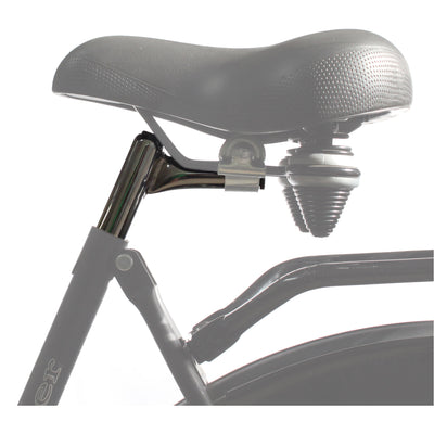 Tige de selle fixe 25,4 x 300 mm acier argenté