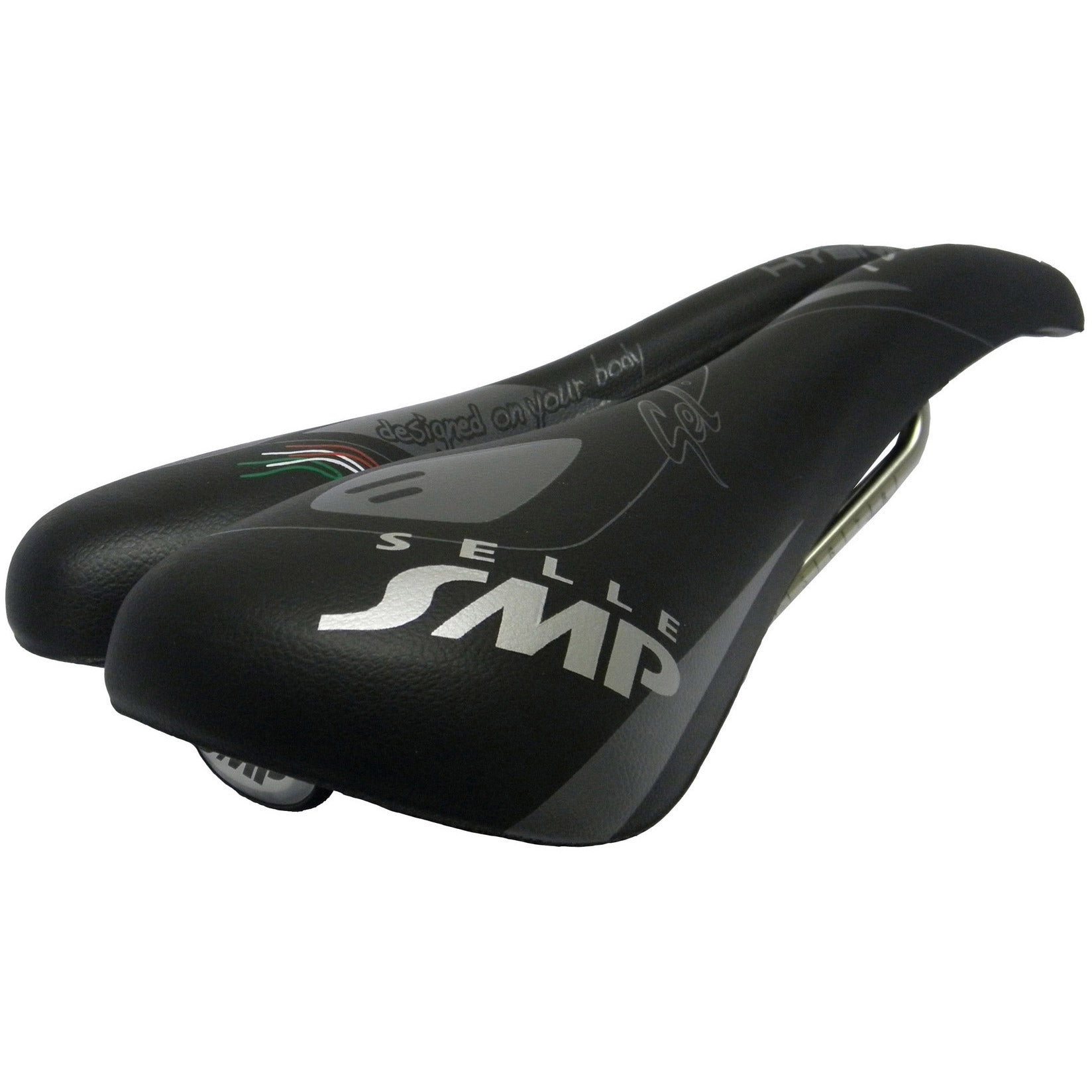 Selle SMP Saddle Tour Hybrid gel Conçu sur votre corps noir