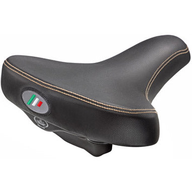 Selle Monte Grappa selle selva homme noir avec des plumes