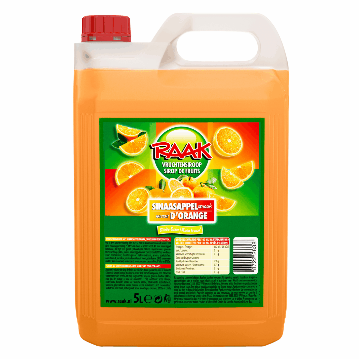 Sirop de fruit Touch orange (5 litres)
