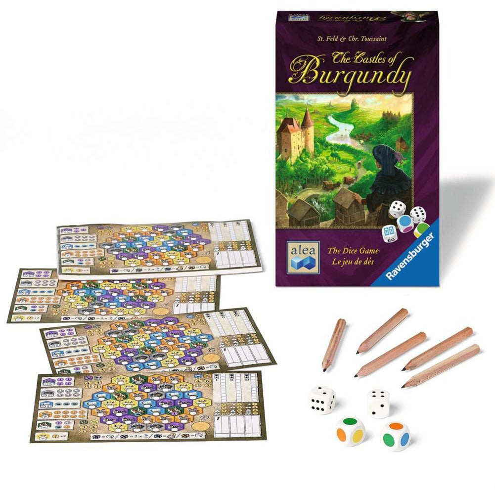 Castles de Ravensburger de Bourgogne le jeu de dés