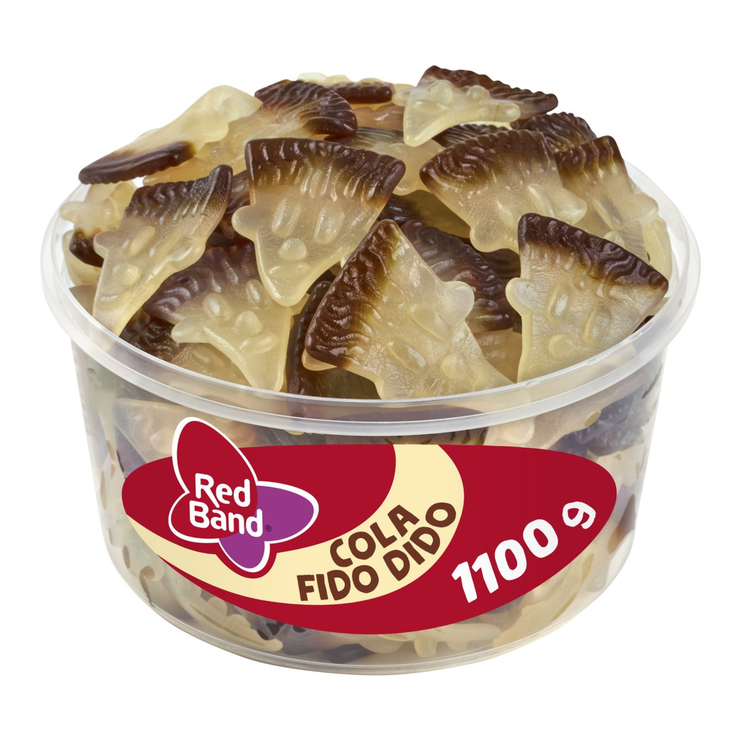 Cola à bande rouge fido dido (100 pièces)