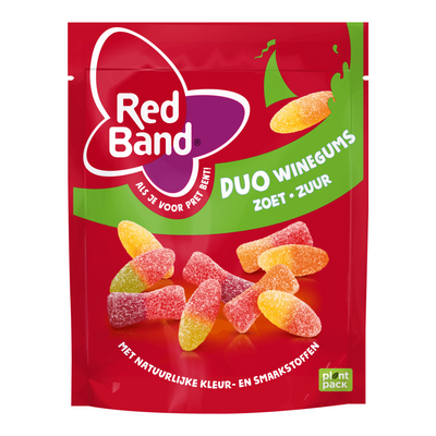 Red Band duo gommes au vin aigre-douce sachet (10x 215g)