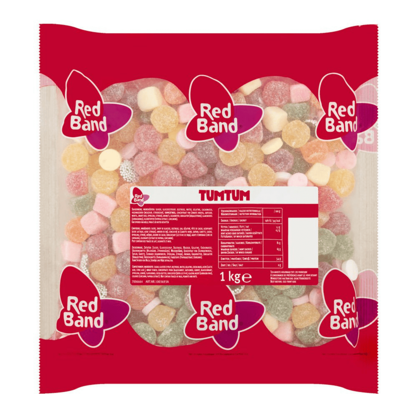Bande rouge tum tum (6x 1kg)