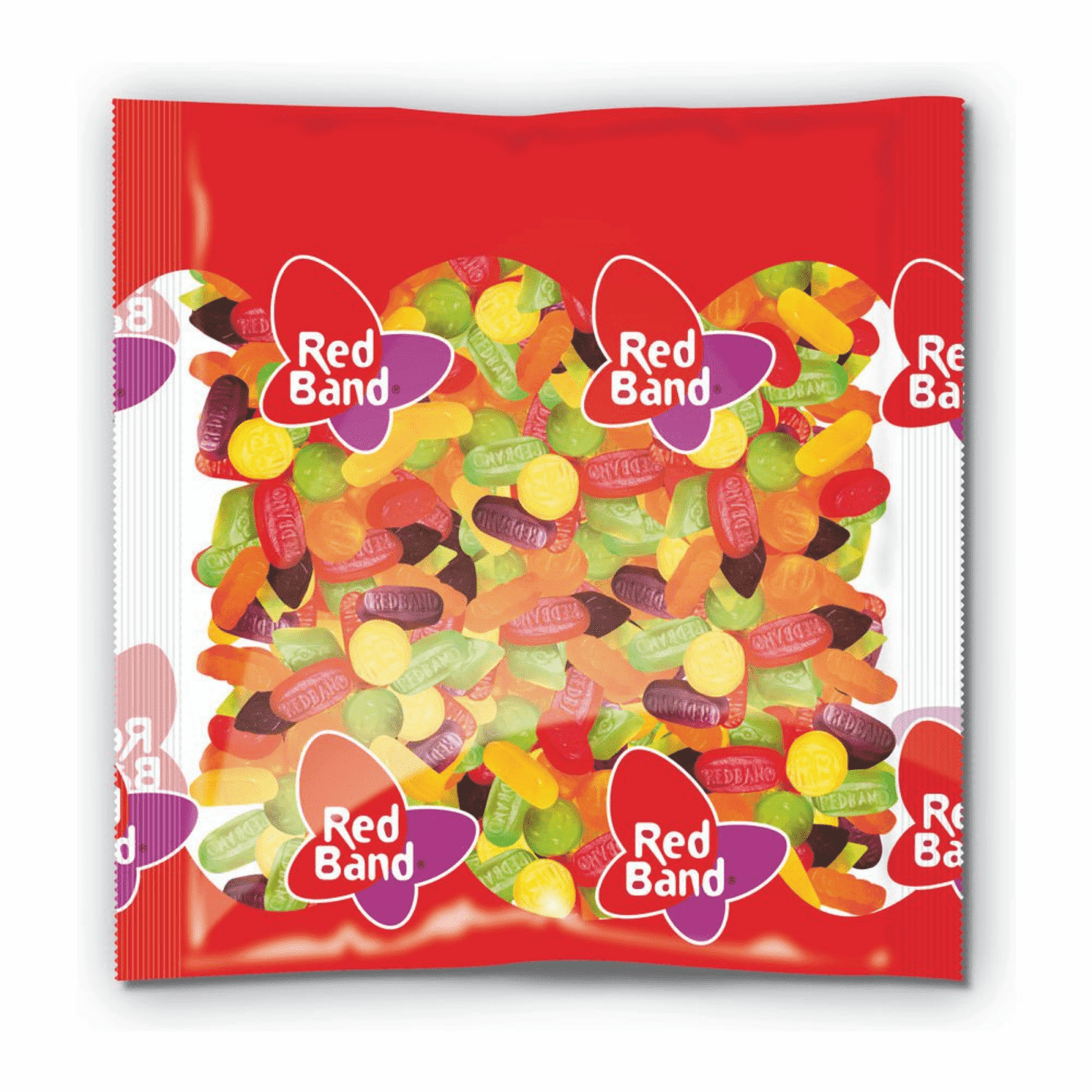 Gomme de vin bande rouge assortie (6x1kg)