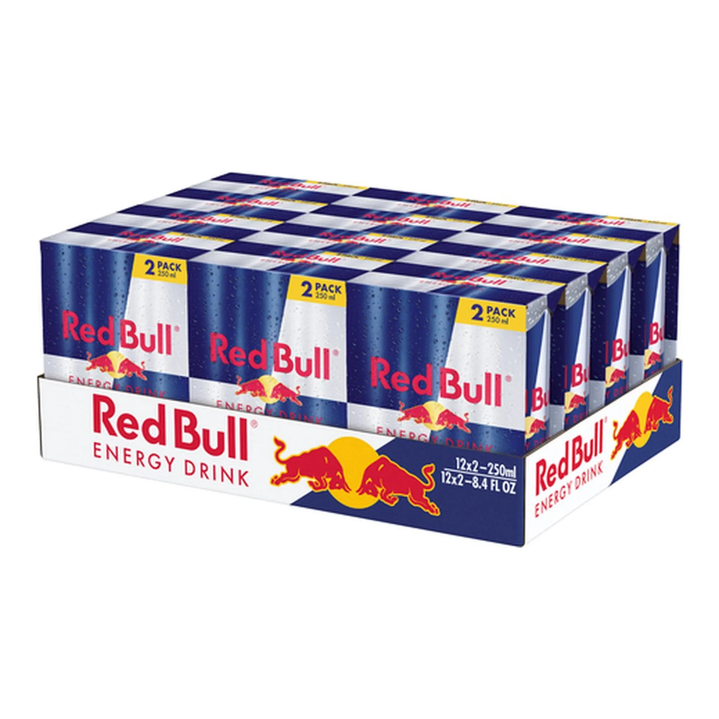 Red Bull canette 250 ml (12x paquet de 2)