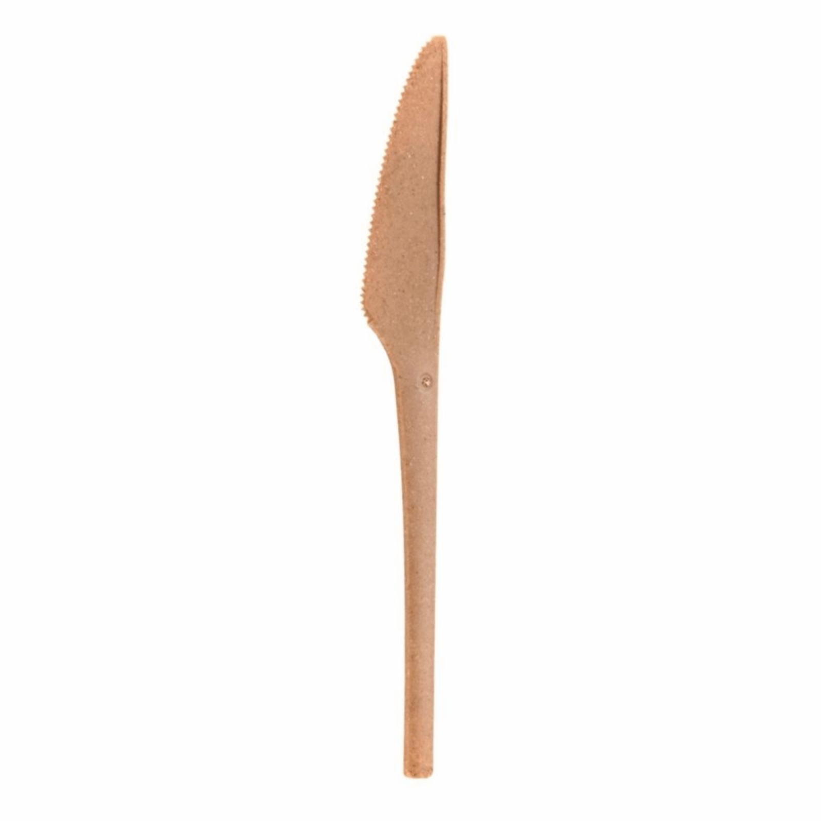 Couteau à fourchette marron 170 mm (50 pièces)