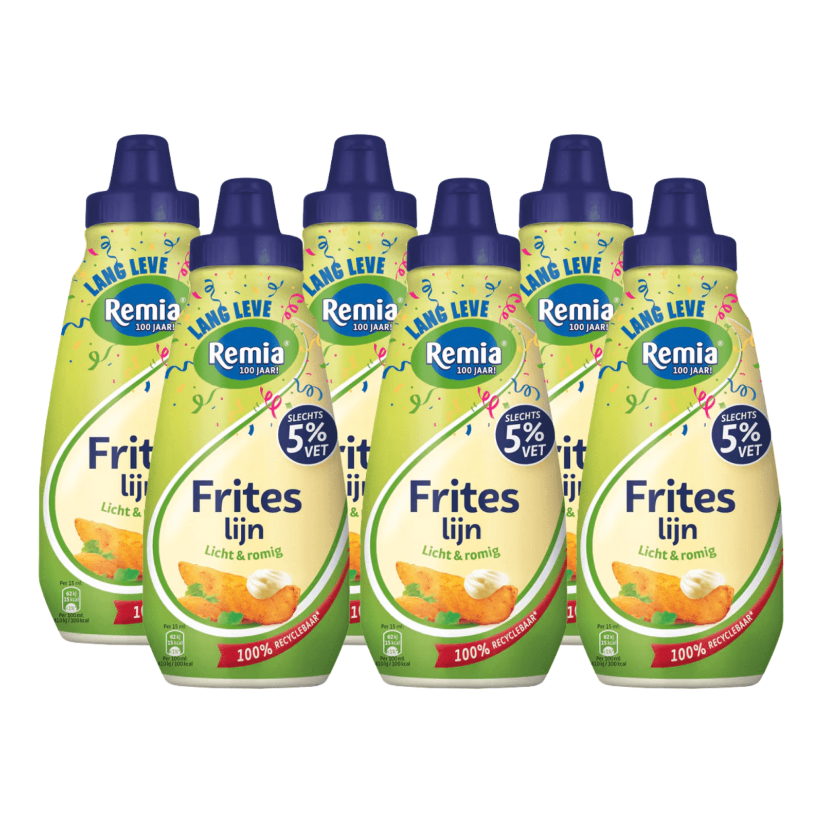 Tube de ligne de frites Remia (6x 350ml)