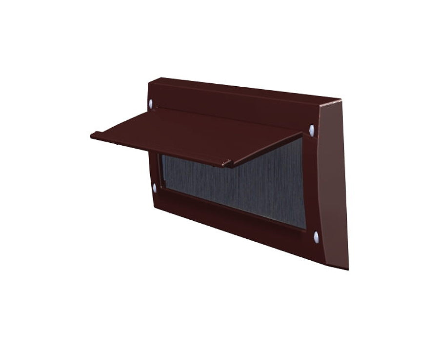 Brosse de boîte à lettres Rizz avec de la valve marron