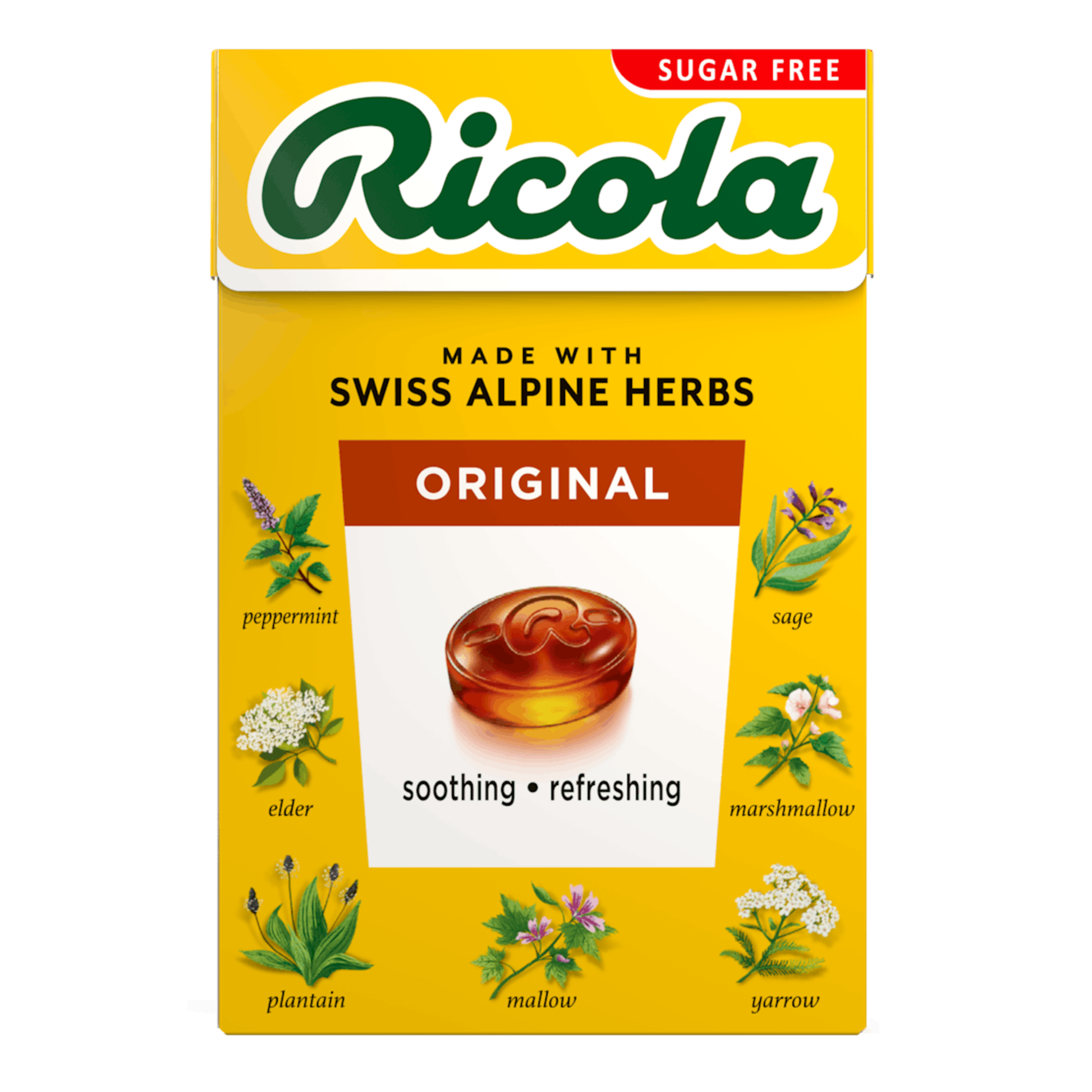 Boîte Ricola gingembre orange menthe (20x 50gr)