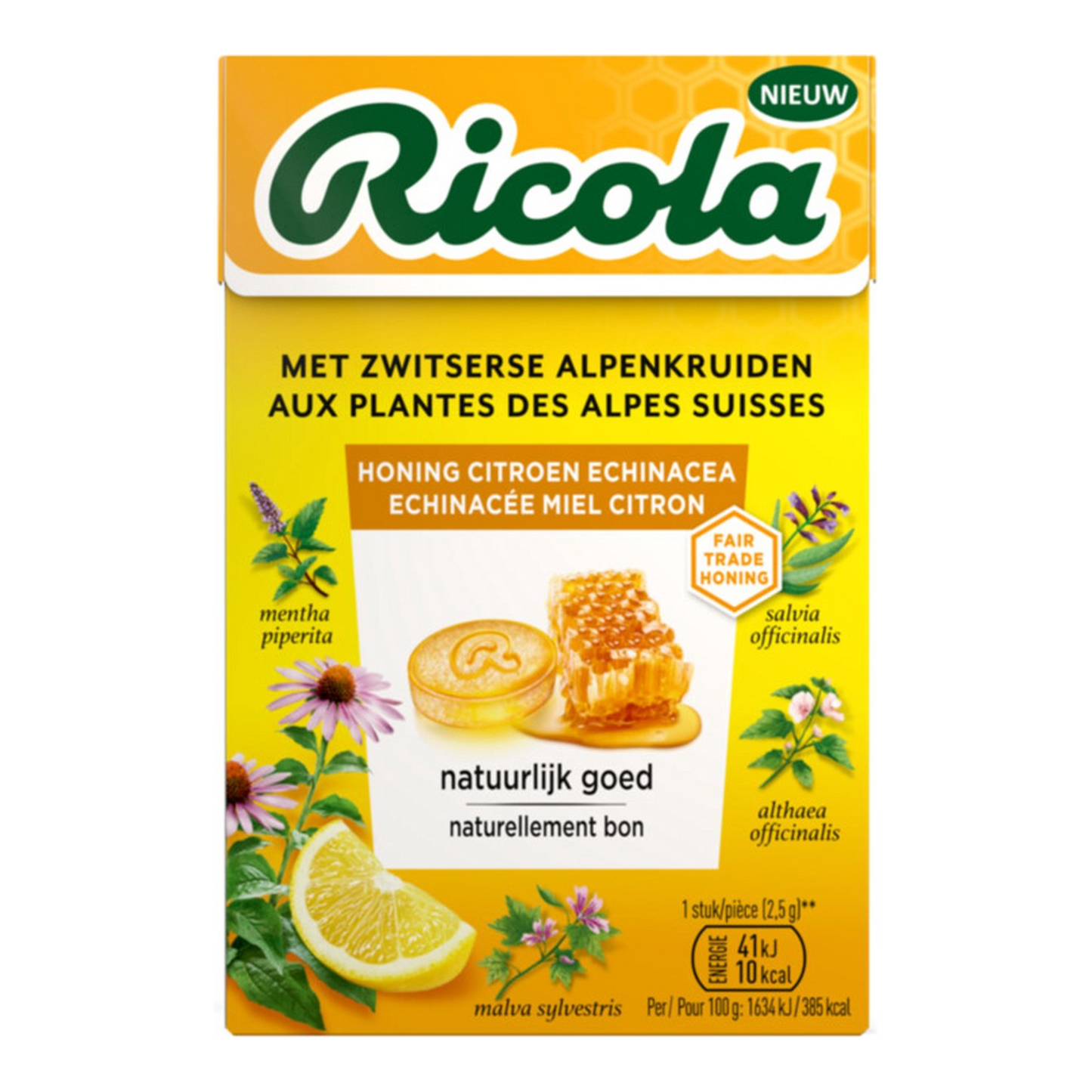 Ricola miel citron échinacée (20x 50gr)