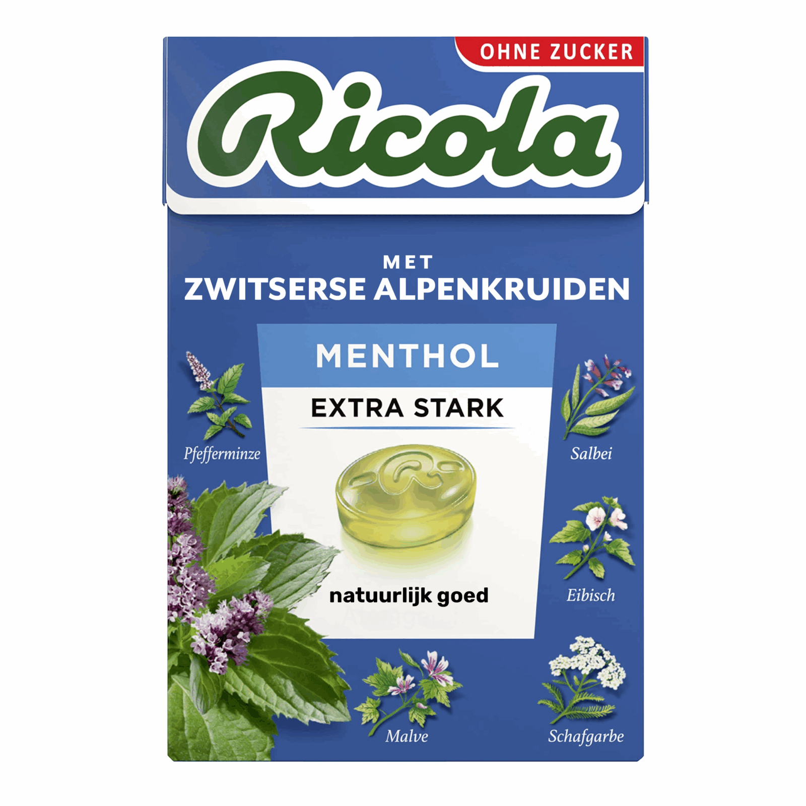 Ricola menthol extra fort SV boîte (20x 50gr)