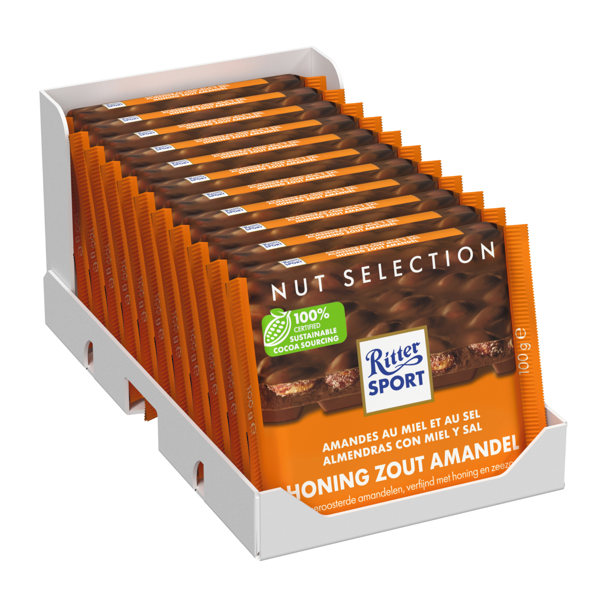 Ritter sport miel sel amande (11x 100gr)