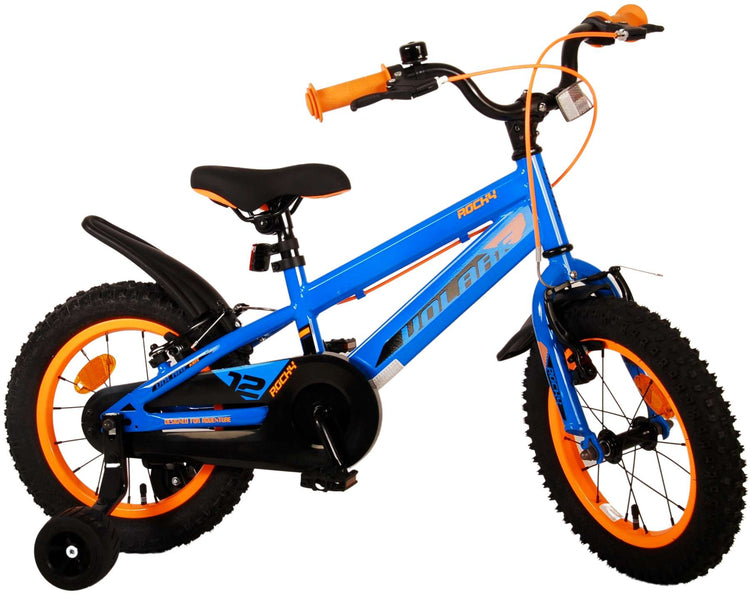 Volare Rocky Children's Bicycle - Boys - 14 pouces - Bleu - deux freins à main