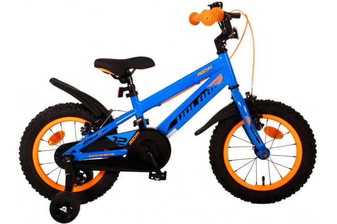 Volare Rocky Children's Bicycle - Boys - 14 pouces - Bleu - deux freins à main