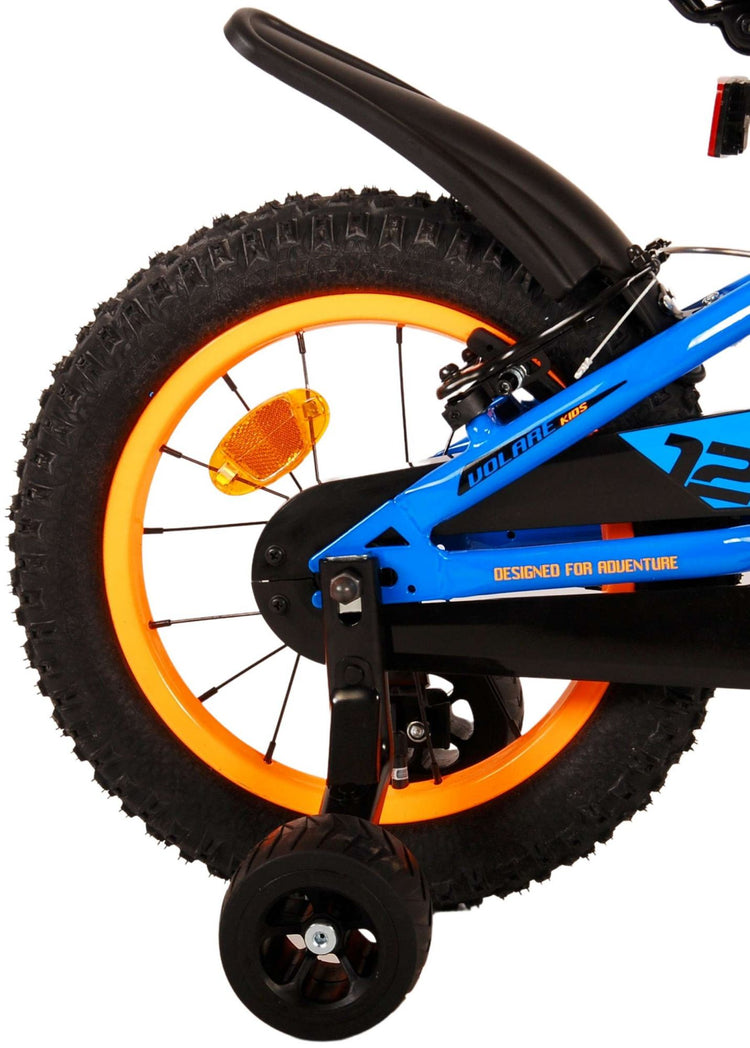 Volare Rocky Children's Bicycle - Boys - 14 pouces - Bleu - deux freins à main
