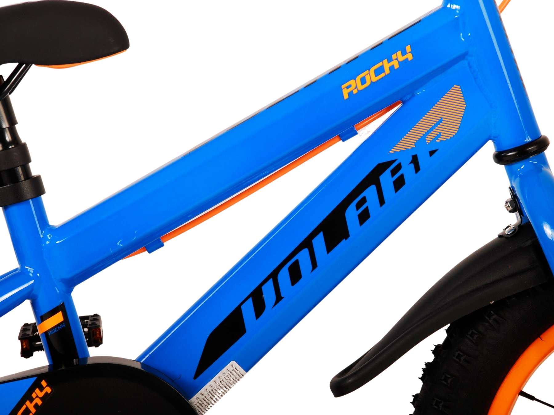 Volare Rocky Children's Bicycle - Boys - 14 pouces - Bleu - deux freins à main