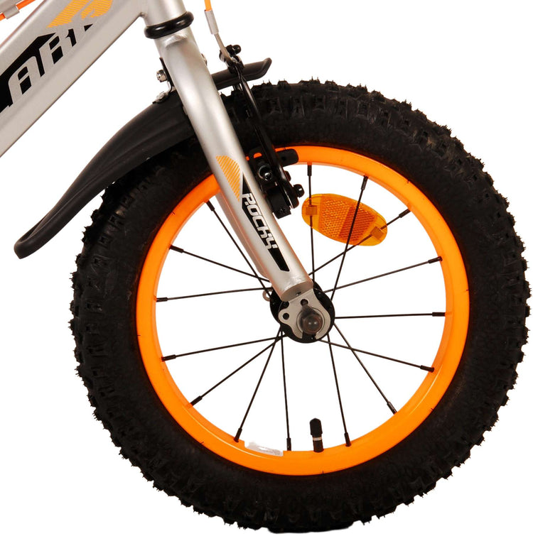 Volare Rocky Children's Bicycle - Boys - 14 pouces - Gray - deux freins à main