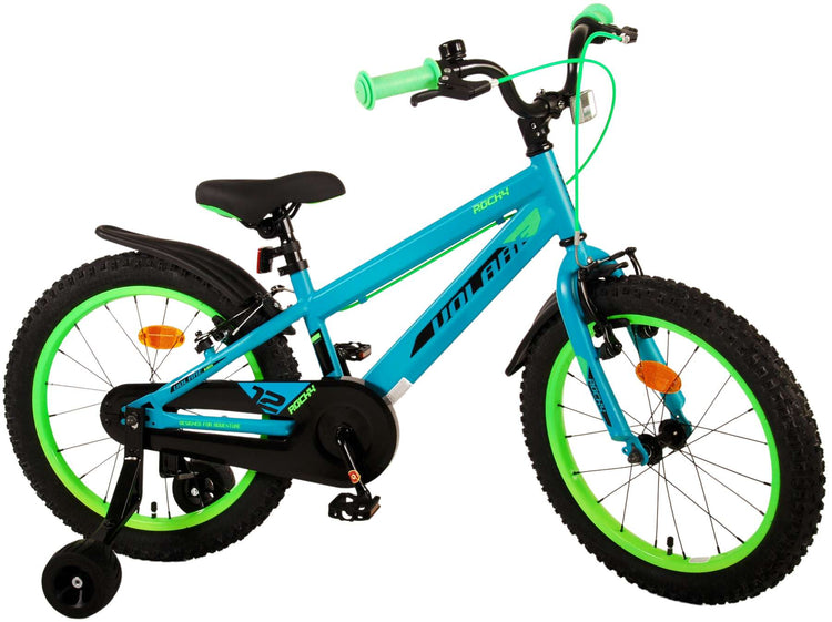 Volare Rocky Children's Bike Boys 18 pouces Green Two Hand freins