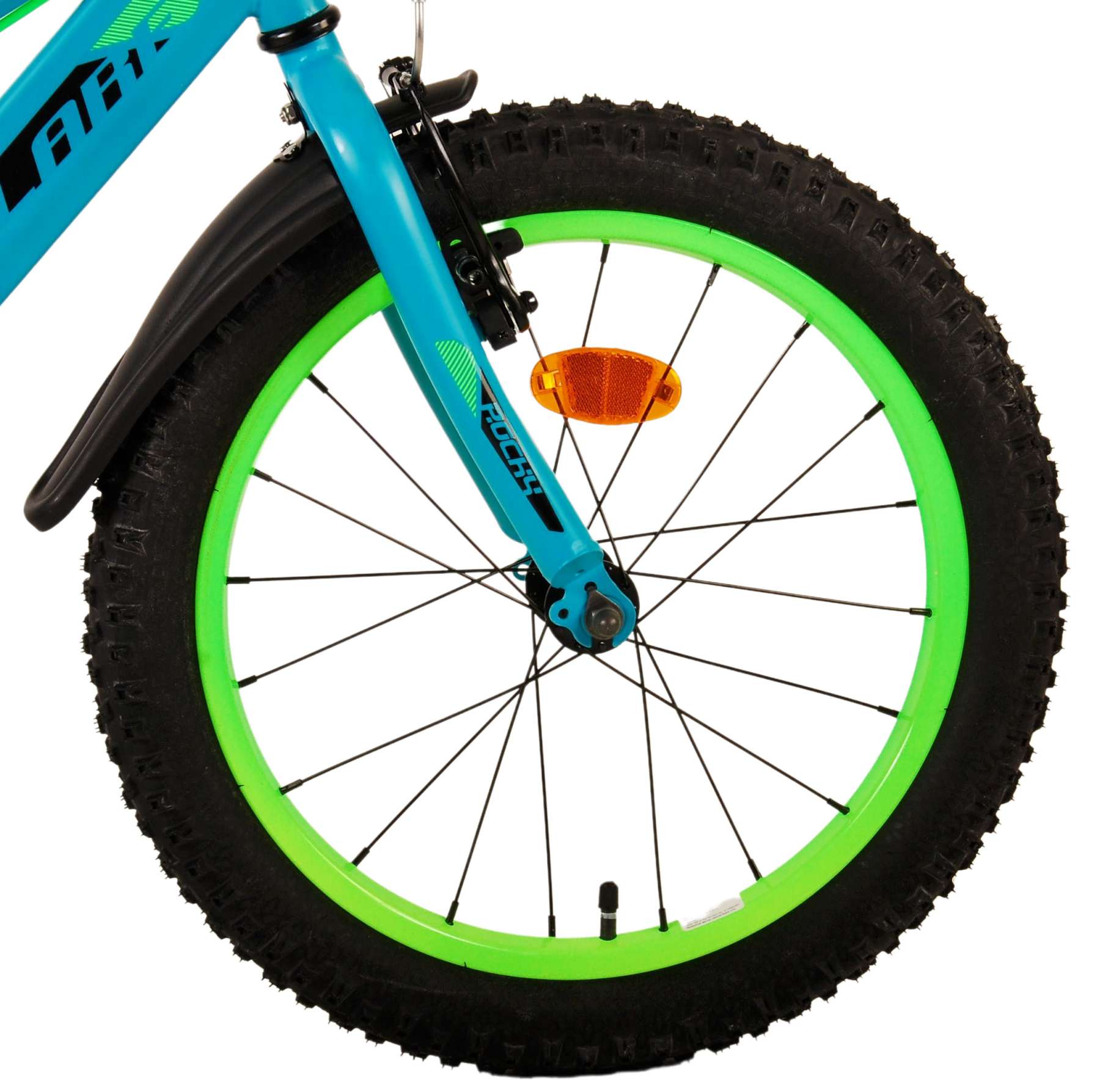 Volare Rocky Children's Bike Boys 18 pouces Green Two Hand freins