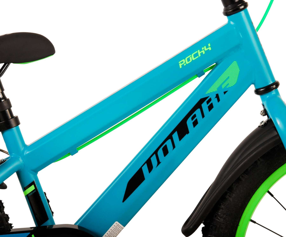 Volare Rocky Children's Bike Boys 18 pouces Green Two Hand freins