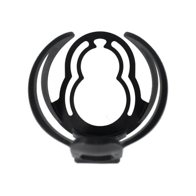 Bouteille et porte-bouteille Simson double fit noir brillant