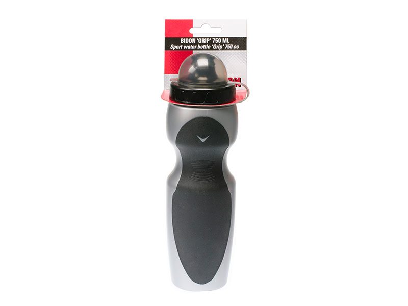 Simson Bidon Grip avec bouchon anti-poussière 750ml noir-gris sur carte