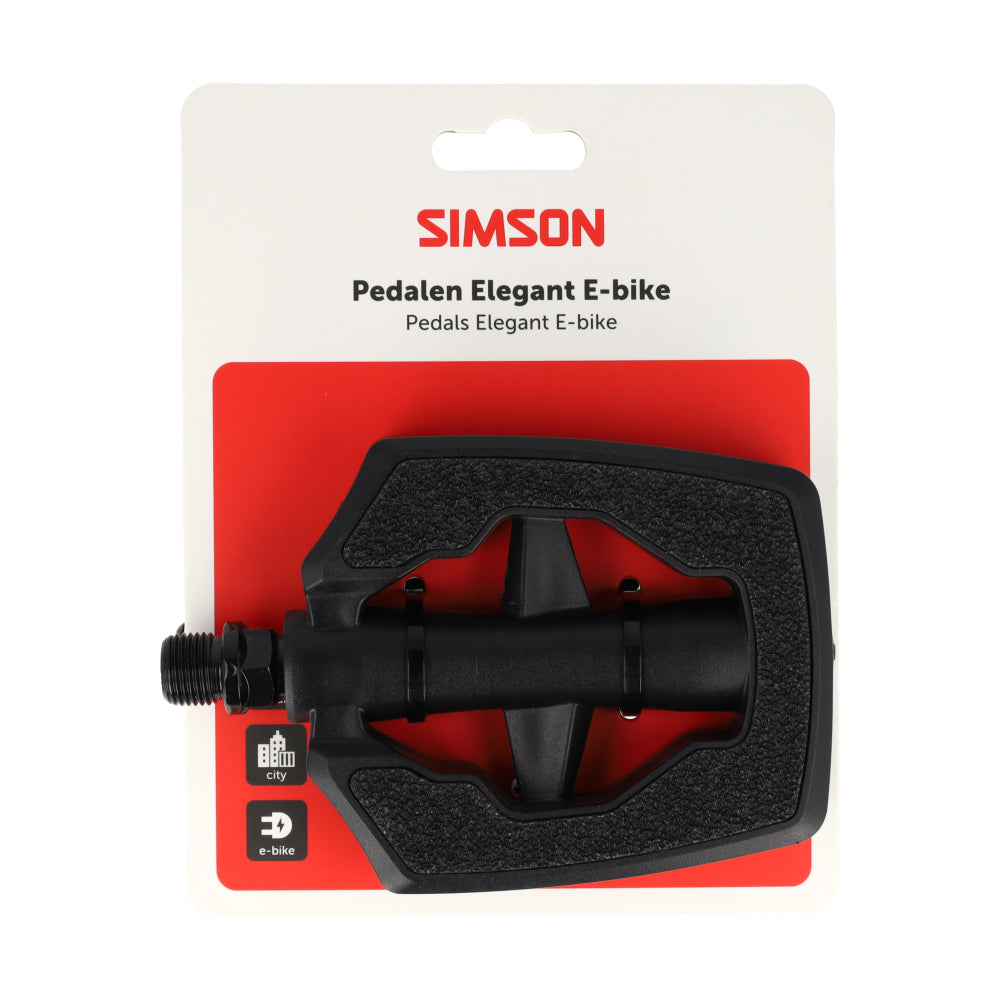 Pédales Simson élégantes pour vélo électrique, super grip