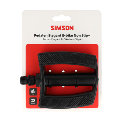Pédales Simson élégantes pour vélo électrique antidérapantes+
