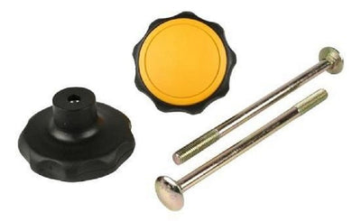 Bouton de tournage de Spinder avec boulon noir orange (2)