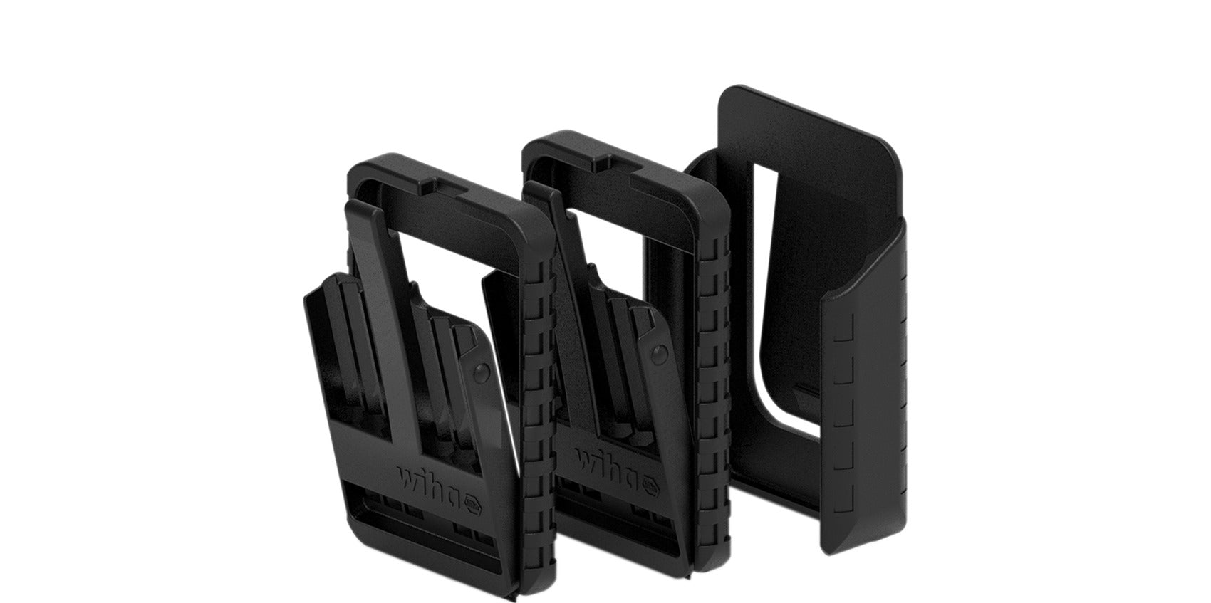 Wiha sb2831b992 boîte slimbit vide 2 pièces avec support ceinture - 43164
