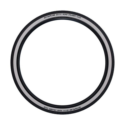 Schwalbe road cruiser - filaire - composé vert - k-guard - 24x1,75 - flanc blanc
