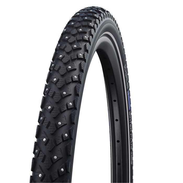 Schwalbe marathon hiver plus - filaire - hiver - smartguard - 700x40c - noir + reflex