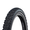 Schwalbe smart sam cargo - filaire - addix e - super défense - 24x2,35 - noir + reflex