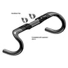 Deda Carbon Sterbar Vinci peu profond 440 mm POB 31,7 mm Carb.