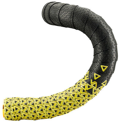 Boucle de guidon deda jaune noir
