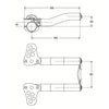 Set deda -Up Wheel Metalblast Aluminium noir 31,7 170 mm