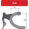DedAcciai Direering Bend Zero2 DCR POB RHM-EVO 40CMB B (38 cm C C)