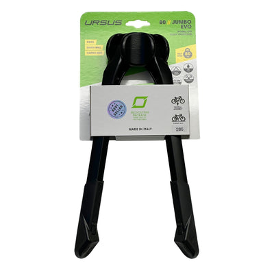 Béquille centrale Ursus jumbo evo protection de manivelle 285mm noir.