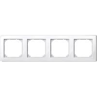 Merten m-smart cadre de couverture 4 voies blanc polaire
