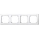 Merten m-smart cadre de couverture 4 voies blanc polaire