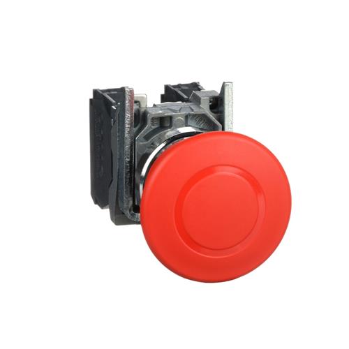 Bouton punch Harmony 40mm rouge 1s+1o