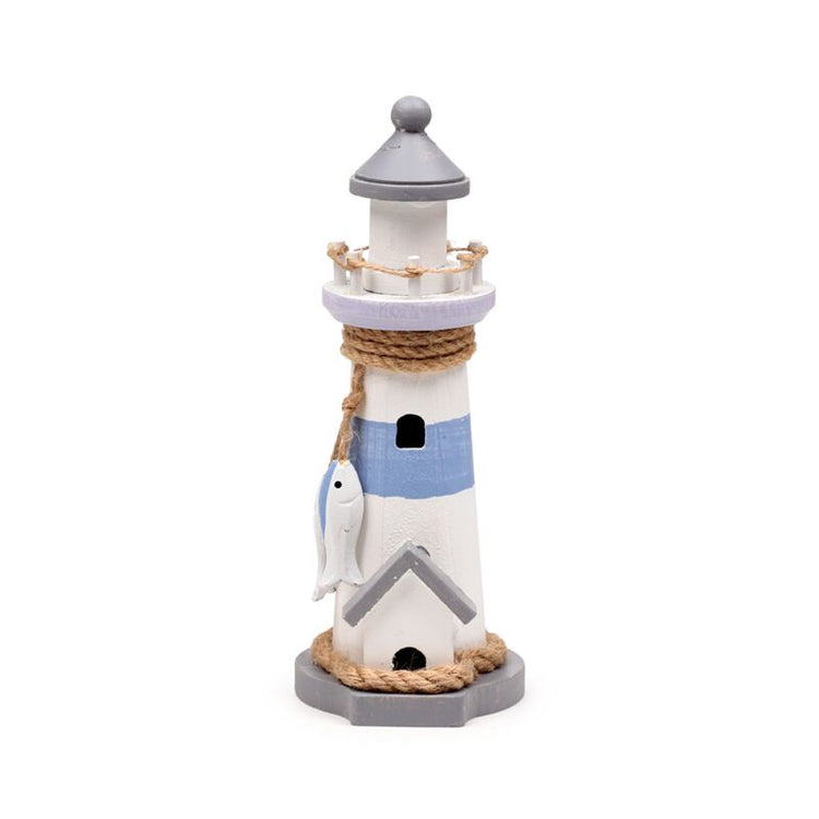 Souvenir de plage - phare poisson blanc