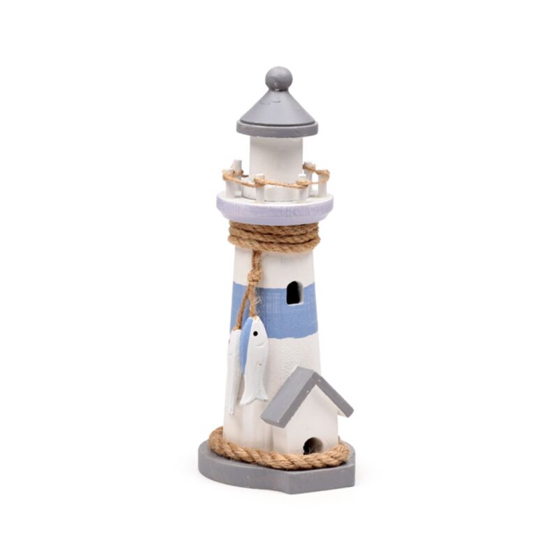 Souvenir de plage - phare poisson blanc