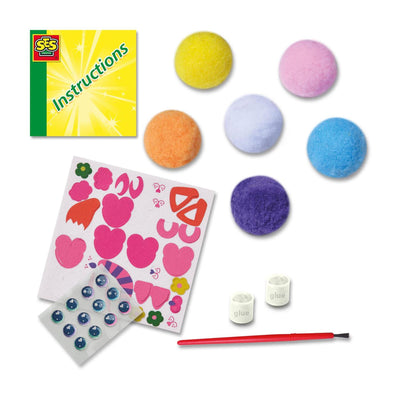 Six amis pompons